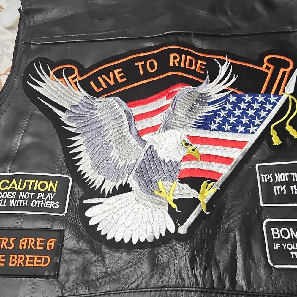 Diamond Supply Co. Black Leather Vest - Picture 10 of 16